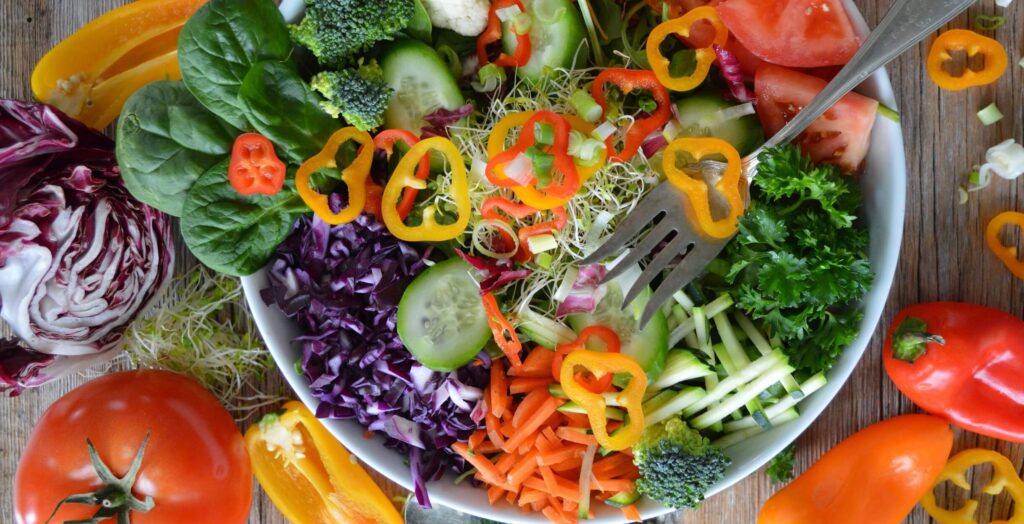 Eating healthy foods provide enough vitamins