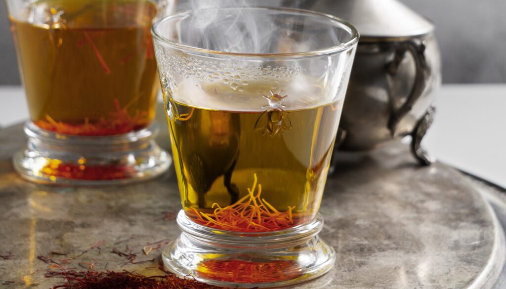 Saffron tea good for health
