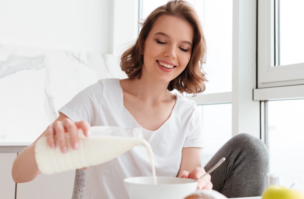 Milk is good foods rich in calcium