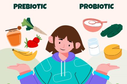 Prebiotic & probiotic support gut health